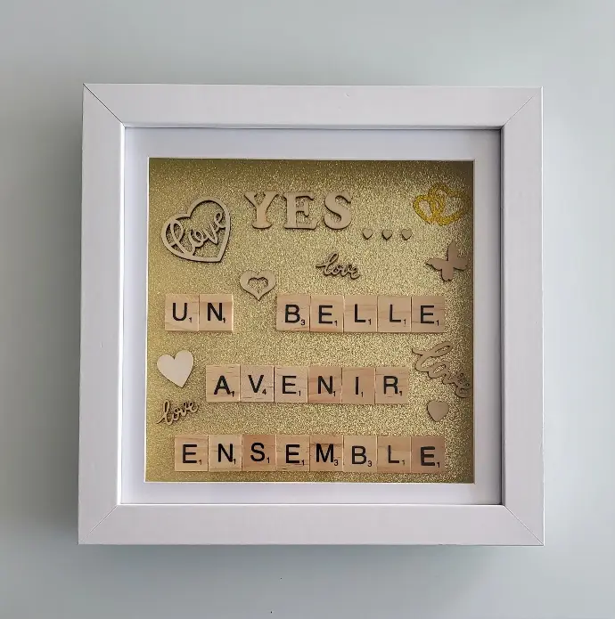 Cadre Scrabble Avenir Ensemble